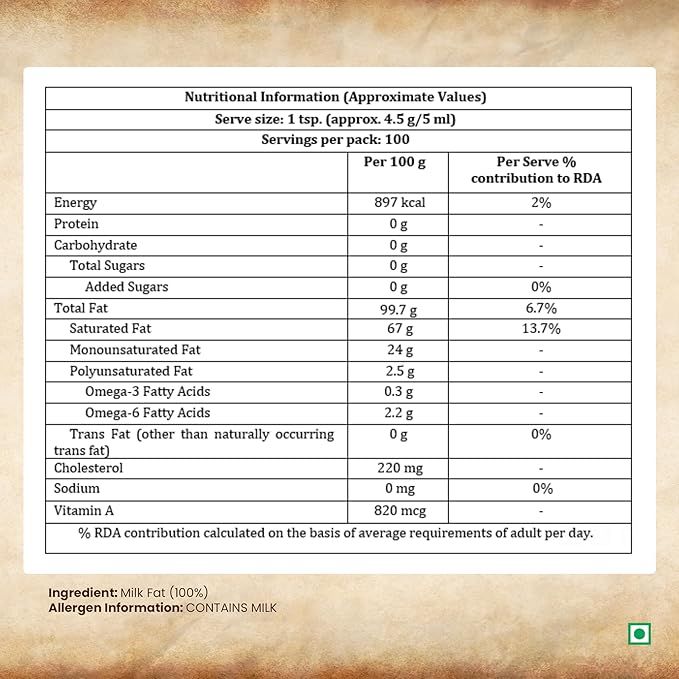 A2 Cow Ghee - Pure Desi Cow Ghee