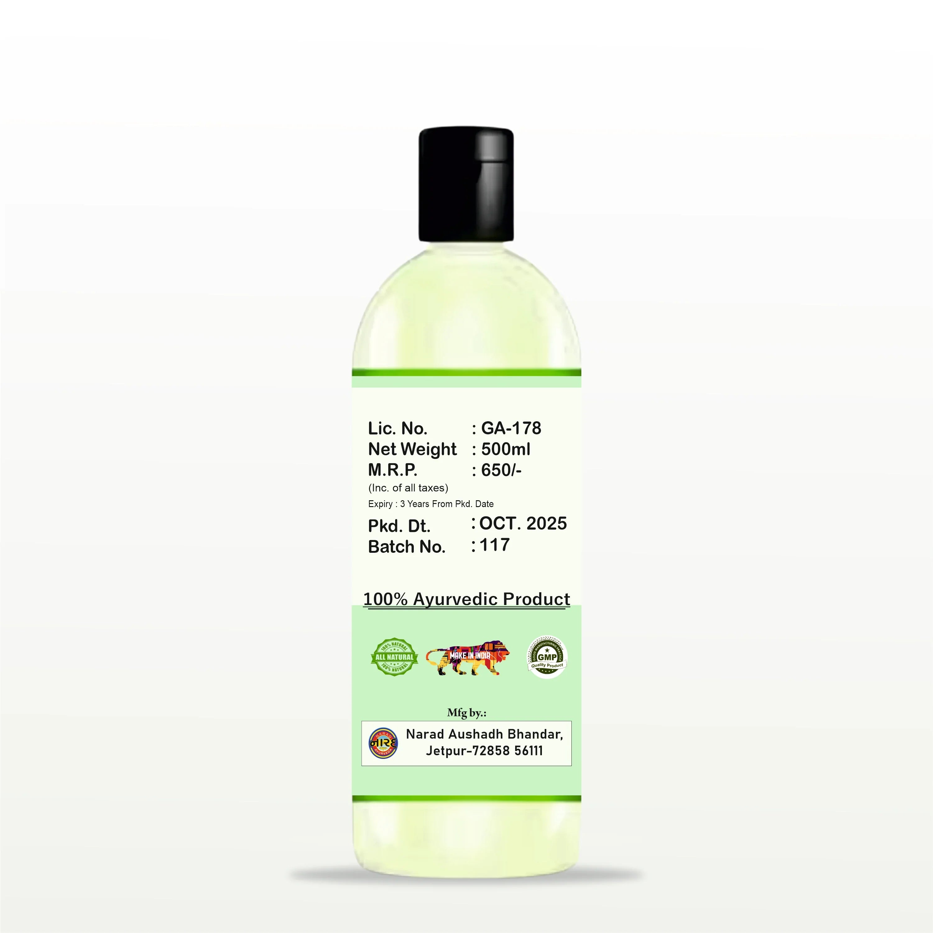 Dudhi Oil – Ayurvedic Body Massage & Cooling Oil