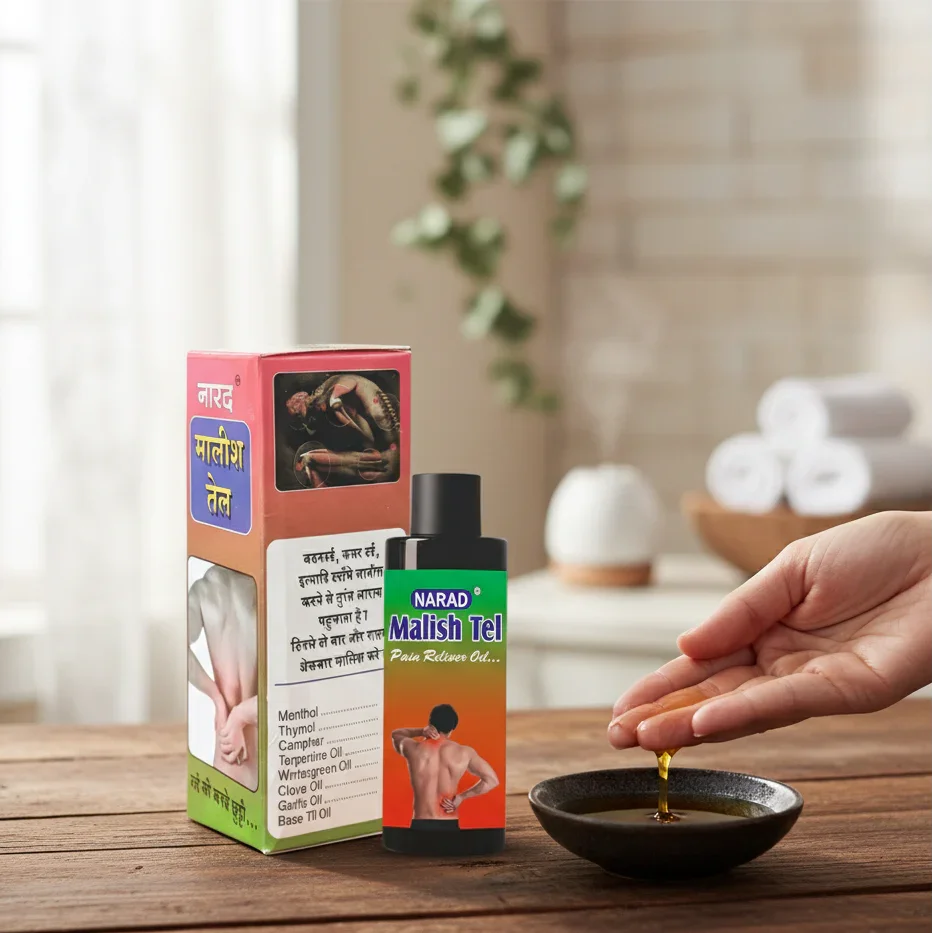 Malish Tel – Ayurvedic Body Pain Relief Oil
