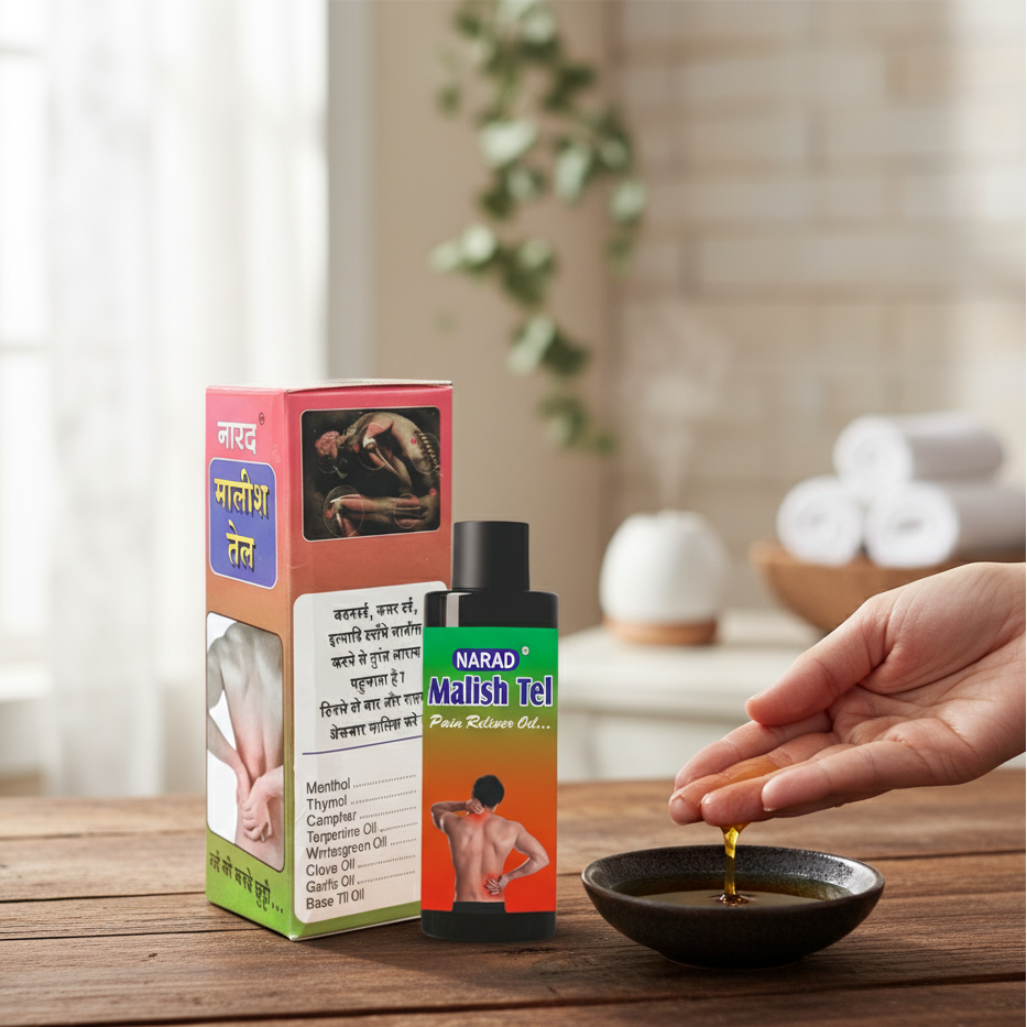 Malish Tel – Ayurvedic Body Pain Relief Oil