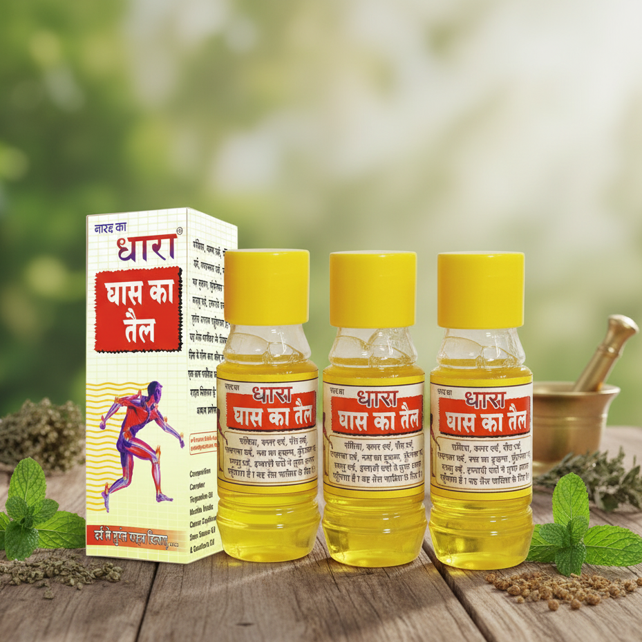 Narad Ghas Tel – Ayurvedic Pain Relief & Body Massage Oil