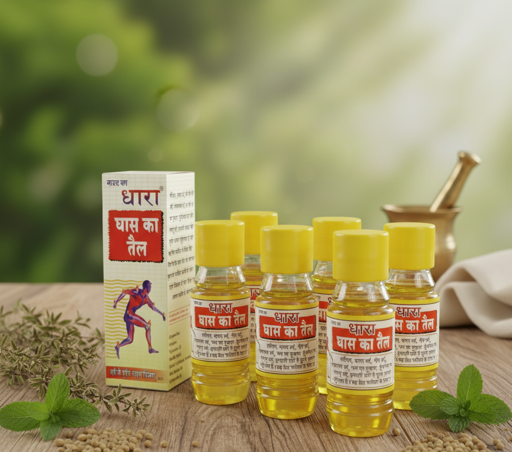 Narad Ghas Tel – Ayurvedic Pain Relief & Body Massage Oil