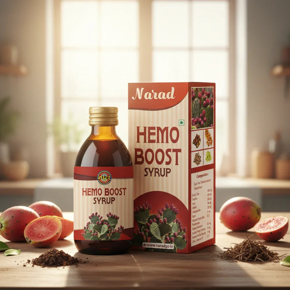 Hemo Boost Syrup | Ayurvedic Iron & Energy Tonic by Narad Ayurveda