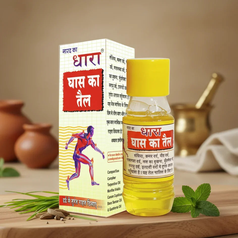 Narad Ghas Tel – Ayurvedic Pain Relief & Body Massage Oil