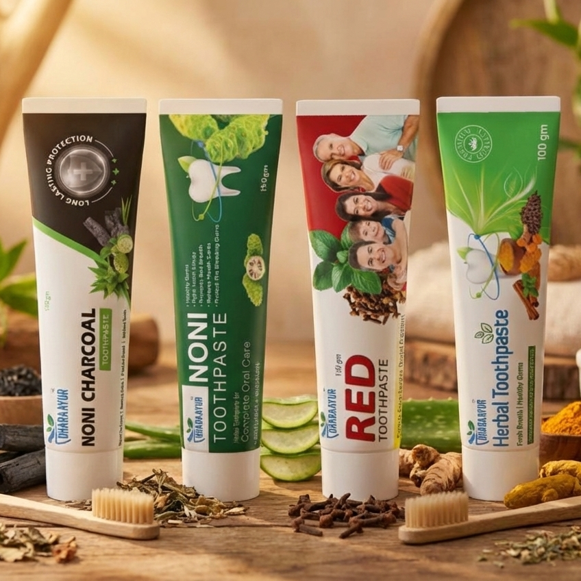 Herbal Toothpaste – Pack of 4 (Combo Pack)