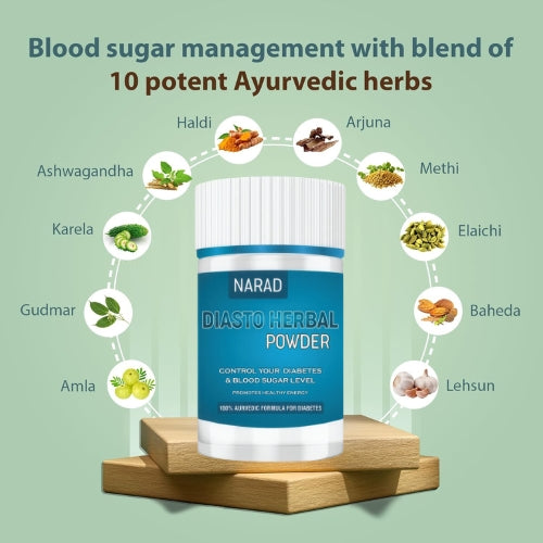 Diasto Herbal – Ayurvedic Diabetes Powder (Pack of 2)